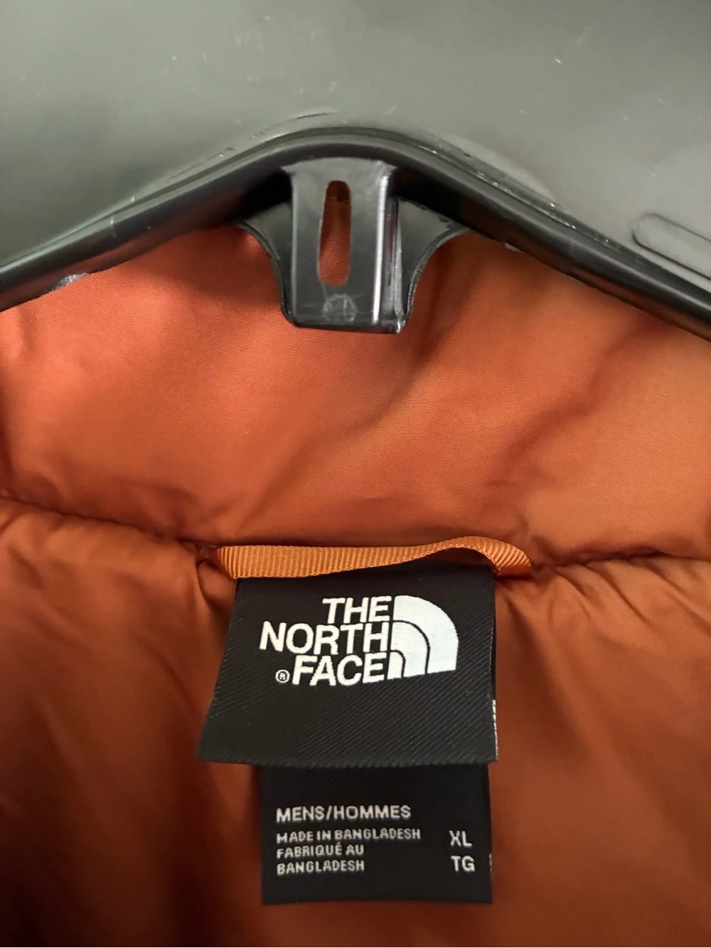 The North Face Men’s Puffer Jacket - Rust Orange